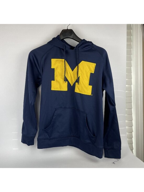 Champion Other - Vintage Champion Michigan Wolverines Hoodie – Men’s Small – Blue & Yellow
